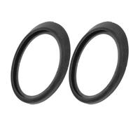 TOVINANNA Joint D'étanchéité pour Remplacement et Protection Automobile en Caoutchouc Noir Embase 2pcs, Support de Toit pour Antenne de Voiture