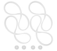 TOVINANNA Joints Japonaise D'étanchéité Boîte en de Couvercle pour Silicone Accessoires Réutilisables Isolés, 4 Sets Pratiques à Lunch pour Conteneurs Alimentaires et pour Étudiants Bureau