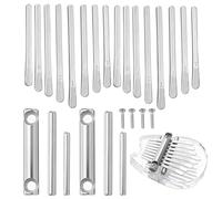 TOVINANNA Kalimba Soi-Même 8 Notes Mini Piano à Pouces Portable 2 Kits DIY en Matériau Solide Instrument de Musique pour Débutants et Maison Kalimba Miniature à Doigts