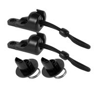 TOVINANNA Kit d'accessoires pour Stores enrouleurs Comprenant Bouchons en Caoutchouc, Base et Cordons à Bille à Ressort, Compatible avec Roller Blind Cord pour Bureau