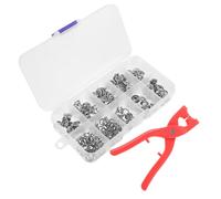 TOVINANNA Kit de 100 Boutons-Pression Métalliques Invisibles avec Pince Manuelle Boutons-Pression pour Vêtements et Loisirs Créatifs Adaptés Denim et Couture Coffret Complet pour
