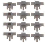 TOVINANNA Kit de 50 Limiteurs d'Angle de Charnière en Plastique pour Armoires Américaines Clips de Restriction d'Ouverture Compatibles Charnières Miniatures Butées Anti-Claquement pour