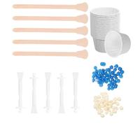 TOVINANNA Kit d'Épilation du Nez avec Perles de Cire Dure pour Visage Cire d'Épilation sans Bande Outil d'Épilation Précis et Portable Solution pour Éliminer les Poils Indésirables