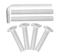 TOVINANNA Kit Vis pour Arbre à Chat DIY Vis Six Pans Creux et Cruciformes Boulons Filetés Longs avec Clé Accessoires pour Montage Cadre Escalade Chat Installation Facile et Ajustable