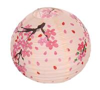 TOVINANNA Lanterne Japonaise en Papier 30 CM Rose Pastel à Suspendre Décoration Traditionnelle pour Mariage Restaurant Fête Japonaise Ornement D’Intérieur et Extérieur Lot de 2