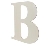 TOVINANNA Lettre Décorative Murale en Bois de Tilleul Inachevée pour Projets Diy, Panneau Vierge Créatif pour Décoration Murale et Art Personnalisé