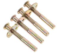 TOVINANNA Loquets à Ressort en Fer 4 Pièces Petit Modèle 7x68mm pour Fixation de Lit Bébé, Goupilles de Verrouillage Sécurisées pour Moustiquaire et Meubles, Accessoires de Quincaillerie