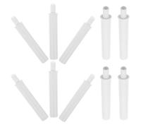 TOVINANNA Lot de 10 Amortisseurs Hydrauliques Silencieux 7X34X62-72N pour Couvercle de Poubelle Mécanisme de Fermeture Douce en Plastique Blanc Amortisseurs de Butée Cuisine et Armoire