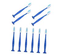 TOVINANNA Lot De 10 Brosses À Dents Anti-Automutilation Brosses À Dents À Ventouse Brosses À Dents De Voyage Compactes Mini Brosses À Dents À Poignée Brosses À Dents Mignonnes Brosses