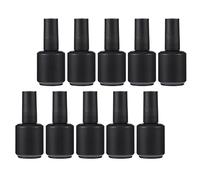 TOVINANNA Lot De 10 Flacons Rechargeables En Verre 15 Ml Pinceau, Petits, Étanches, Pour Manucure Et Voyages, Accessoires Beauté Ongles Pratiques Et Portables