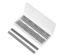 TOVINANNA Lot de 10 Lames de Rechange en Acier Rapide 82X55X11 MM pour Raboteuse Électrique Lame de Rabot pour Travail du Bois Accessoires pour Outils Électriques de Menuiserie Usage