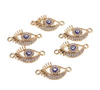 TOVINANNA Lot De 10 Mini Pendentifs En Alliage Contre Le Mauvais Œil Pour La Fabrication De Bijoux Breloques Chics Pour Bracelets Fournitures Dartisanat