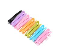 TOVINANNA Lot De 12 Pinces à Cheveux Bec De Canard 8 Cm Couleur Bonbon Translucide, Épingles à Cheveux Pour Femmes Et Filles, Accessoires Coiffure Polyvalents, Tenue Ferme Et Design Coloré