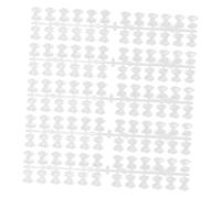 TOVINANNA Lot de 120 Transparentes de Vernis à Ongles pour Pratique de Nail Art Support de Nœuds Accessoire de Formation et Affichage pour Manucure