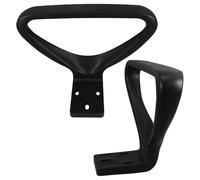 TOVINANNA Lot de 2 Accoudoirs de Remplacement en Plastique pour Chaise de Bureau Exécutive, Design Large et Installation Facile, Accessoires Robustes pour Mobilier de Bureau