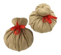 TOVINANNA Lot de 2 Boules de Massage Thaïlandaises aux Herbes Sachets Chauffants à Base de Plantes Médicinales Chinoises Balle de Compression Spa pour Acupression Bain et Relaxation à