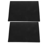 TOVINANNA Lot de 2 Chemises A4 Noires en Polypropylène Imperméable, Porte-pages pour Partitions Musicales, Dossier de Stockage 40 Pages, Organiseur Pratique pour Bureau, École et Musique