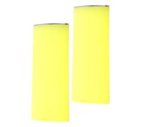 TOVINANNA Lot de 2 Conteneurs pour Objets Tranchants Jaunes Fluorescents Boîtes de Collecte D'aiguilles et Lames Compactes en Plastique Robuste Gestion Sécurisée des Déchets pour