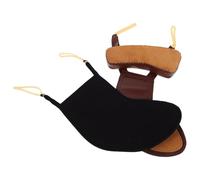 TOVINANNA Lot de 2 Mentonnières pour Violon 3/4-4/4 en Coton et Peau de Mouton Épaulière Antidérapante Confortable Accessoire Pratique pour Jeu Stable et Protection Cervicale Lors