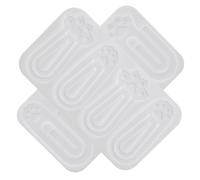 TOVINANNA Lot de 2 Moules en Silicone Forme Patte de Chat pour Marque-Page DIY Moule à Résine Époxy et UV Kit Loisirs Créatifs Papeterie Kawaii Facile à Démouler et Nettoyer Présent