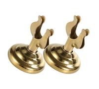 TOVINANNA Lot de 2 Porte-numéros de Table Mini 4 Cm de U, Support de Table en Métal Doré, Porte-mémo Compact pour Restaurant, Hôtel et Événements, Présentoir à Numéros Pratique et Stable