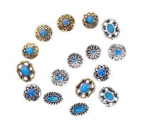 TOVINANNA Lot de 2 Sets de Breloques Décoratives pour Ongles Rétro en Acrylique 16 Pièces Motifs Uniques Accessoires DIY pour Manucure Décoration d'Ongles Artistique