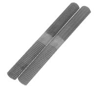 TOVINANNA Lot de 2 sets de Limes en Acier au Carbone pour Menuiserie Lime Plate et Demi-Ronde Outil à Main Multifonction pour Sculpture et Réparation du Bois Étui en Tissu