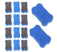 TOVINANNA Lot de 24 Gommes Effaçables à Sec en Feutre EVA Gommes pour Tableau Blanc D’Os Taille 7X4X2 CM Couleur Bleue Accessoires Scolaires pour Usage Scolaire et Bureau