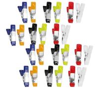 TOVINANNA Lot de 24 Mini Pinces à Ressort Robustes Multicolores Mini-Pinces à Bois Compactes et Polyvalentes pour Jardinage Bricolage et Camping Pince de Serrage Ajustable pour Projets