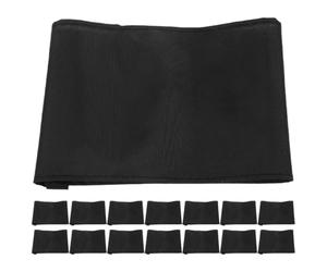 TOVINANNA Lot de 25 Brassards Deuil Noirs en Tissu Élastique Taille Unique pour Participants aux Funérailles et Manifestations Sportives