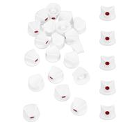 TOVINANNA Lot de 25 Embouts de Peinture en Aérosol Blancs Accessoires Universels pour Buses de Pistolet à Peinture Remplacement de Capuchons Étanches pour Pulvérisateurs Adaptés aux