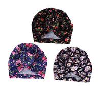 TOVINANNA Lot De 3 Bonnets Et Turbans Élastiques Pour Bébés Garçons Et Filles En Coton Respirant