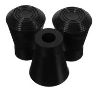 TOVINANNA Lot de 3 Coussinets en Caoutchouc Antidérapants pour Pieds de Rack de Batterie Protection Solide et Résistante Accessoires pour Pied de Batterie Adaptés aux Supports de Caisse