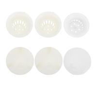 TOVINANNA Lot de 3 Filtres pour Crachoir en Abs Plastique Lisse, Accessoires de Remplacement pour Bassins de Lit, Fourniture Pratique de Filtration Hygiénique, Compatibles Usage Quotidien