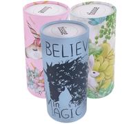 TOVINANNA Lot de 3 Mouchoirs en Papier pour Voiture Cylindriques, Distributeur Portable Pratique, Papier et Absorbant, Design Compact Compatible Porte-Gobelets, Accessoire Style Aléatoire