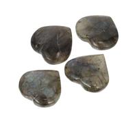 TOVINANNA Lot De 3 Pierres Précieuses En Forme De Cœur Pierres Chakra Décoration D'aquarium Sans Pour Les Poissons Et Les Plantes 4 Pièces X 3