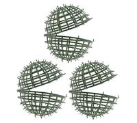 TOVINANNA Lot de 3 Supports en Plastique pour Topiaires Artificielles 15 CM Porte-Boules de Fleurs Décoratives pour Jardin Mariage et Décoration Intérieure