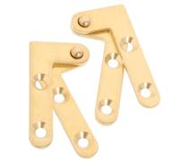 TOVINANNA Lot de 4 Charnières Invisibles Pivotantes Réglables, Charnières Robustes à Pivot Haut/Bas, du Bruit, Installation Facile pour Portes en Bois, Verre et Métal, Usage Intérieur