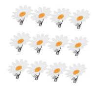 TOVINANNA Lot de 48 Mini Pinces à Cheveux Marguerite Artificielle Petites Barrettes Fleurs Légères et Résistantes Accessoires Coiffure pour Fêtes Mariages et Séances Photo Décor Floral