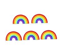 TOVINANNA Lot de 5 Broches Arc-en-Ciel Lgbtq Broche Lesbienne Épingles à Linge Décoration de Costume Accessoires de Fête Design Créatif