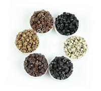 TOVINANNA Lot De 500 Anneaux Pour Tresses De Cheveux En Silicone Marron Foncé, Petites Bagues Dreadlock Anti-glissement Pour Hommes Et Femmes, Accessoires Coiffure Festival