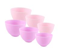 TOVINANNA Lot De 6 Bols À Mélanger Pour Masques En Silicone - Craquez Pour Ces Masques Robustes Et Faciles À Nettoyer