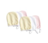 TOVINANNA Lot de 6 Disques Démaquillants en Microfibre Lavables, Taille Moyenne, Doux et Réutilisables, pour Femmes, Nettoyage du Visage Quotidien, Couleur Aléatoire