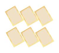 TOVINANNA Lot de 6 Feuilles Papier Certificat Inscriptible A4 250g Bordure Dorée pour Impression Certificats Récompense Diplômes Scolaires Professionnels Compatible Imprimante Usage Bureau