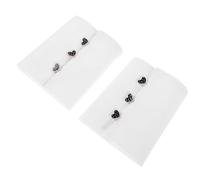 TOVINANNA Manchettes Blanches Amovibles en Coton Doux pour Femmes Décoratives et Romantiques Boutons Cœur, Fausses Manches Poignets Élégantes pour Bureau et Tenue Quotidienne