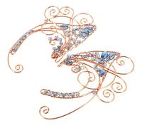 TOVINANNA Manchettes d'Oreilles Non Perçantes pour Femmes Bijoux de Fée Élégants Confortables Design Lumineux Accessoire de Mode pour Toutes Occasions