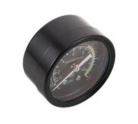 TOVINANNA Manomètre la Pression Alliage en Noir Compresseur D'air pour Haute Résistance Compatible Universellement Outils Pneumatiques pour Atelier et Garage