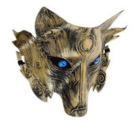 TOVINANNA Masque Loup Cosplay Pvc Épaissi Pour Halloween Fête Carnaval Costume Adulte Sécurisé