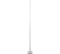 TOVINANNA Mât D'antenne d'angle de Véhicule Télescopique 27cm en Acier | Installation Facile, Usage Parking et Conduite Nocturne, Finition Argentée, Design Décoratif pour Voiture et Véhicule