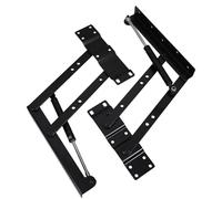 TOVINANNA Mécanisme de Levage pour Table Basse en Fer Noir Structure Robuste et Gain de Place pour Table Télescopique 1 Paire